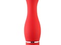 Вибратор TOYFA Black&Red, 10 режимов вибрации, силиконовый, красный, 28 см, Ø4,5 см